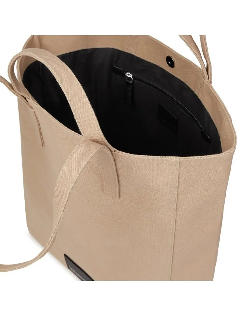Chic Women's North-South Logo Shopper Tote Bag | Stylish Denim Look, Versatile